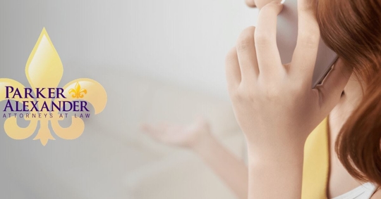 woman on the phone with the insurance company